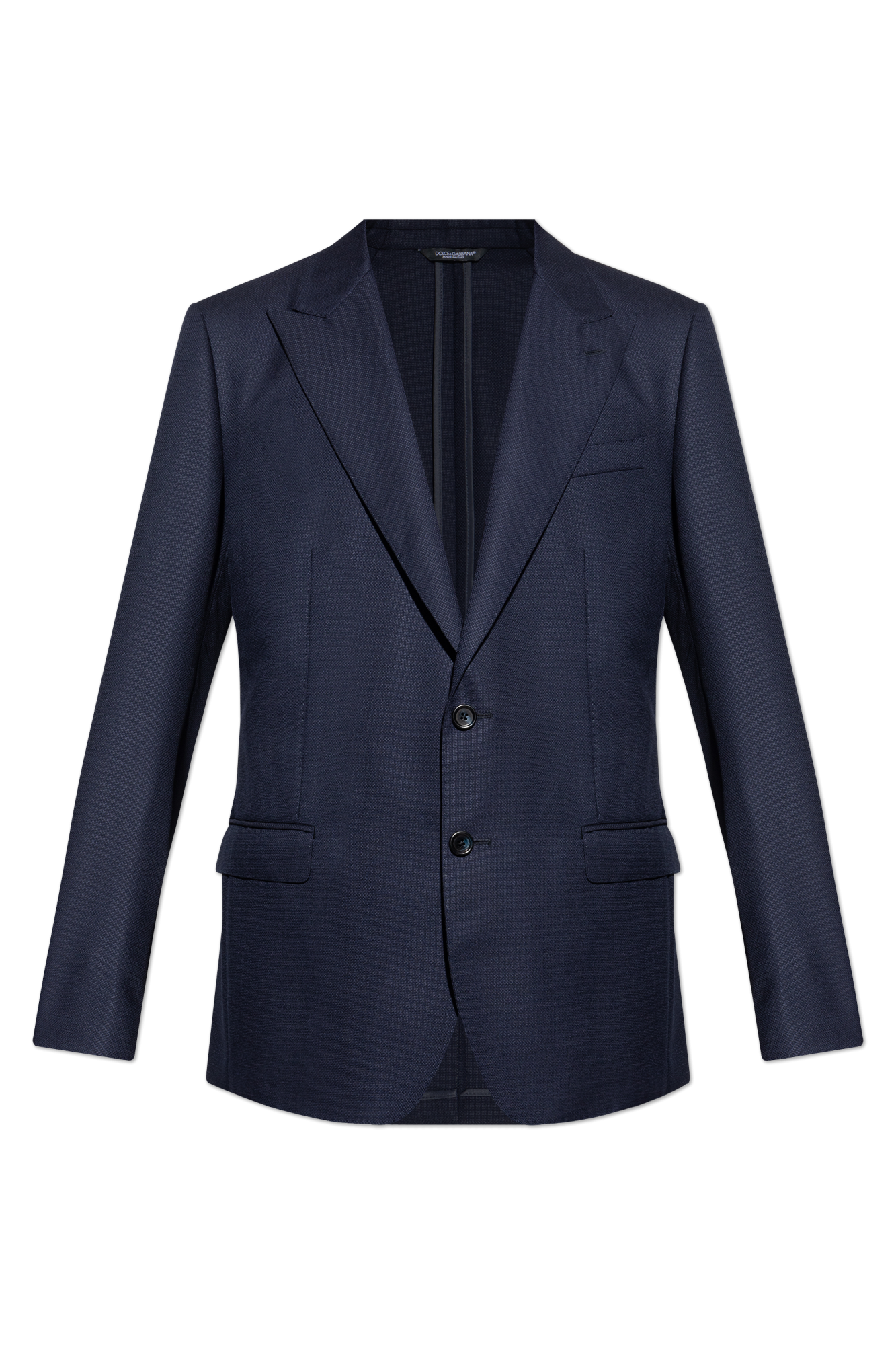 ジャケット Dolce & Gabbana Graphite Wool Blazer Navy blue Wool blazer Dolce & Gabbana - Vitkac France